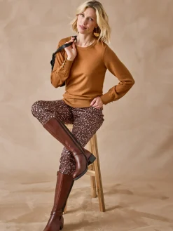 Femme Daxon Pull boutons-bijoux aux manches