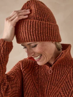 Femme Daxon Pull camionneur zippé et bonnet