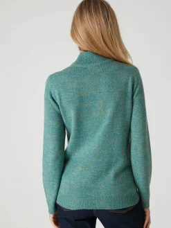 Femme Daxon Pull col montant manches longues