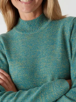 Femme Daxon Pull col montant manches longues