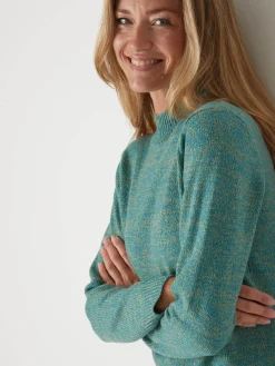 Femme Daxon Pull col montant manches longues