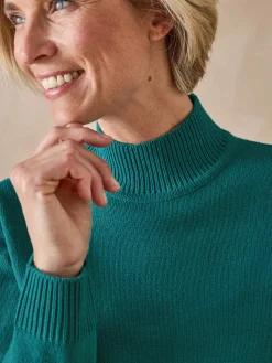 Femme Daxon Pull col montant manches longues