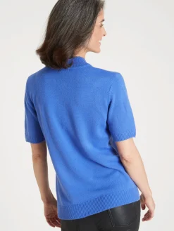 Femme Daxon Pull col montant manches courtes