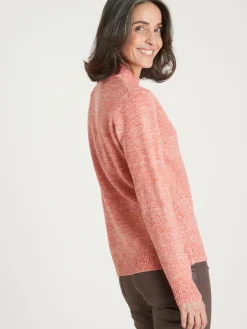 Femme Daxon Pull col montant manches longues