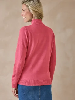 Femme Daxon Pull col montant manches longues