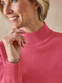 Femme Daxon Pull col montant manches longues