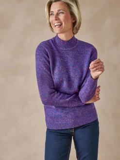 Femme Daxon Pull col montant manches longues