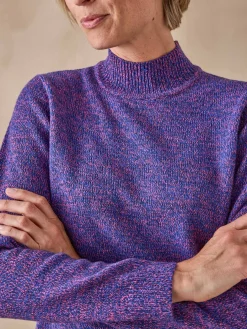 Femme Daxon Pull col montant manches longues