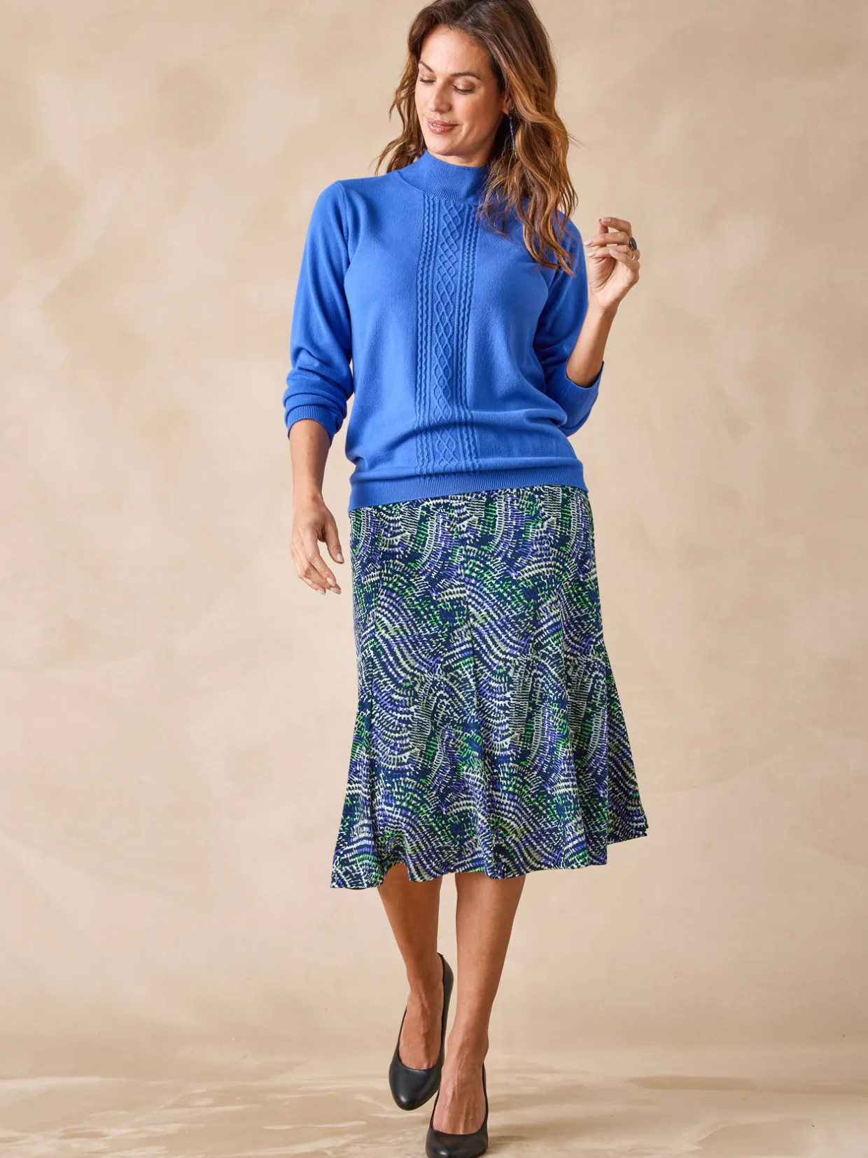 Femme Daxon Pull col montant torsadé