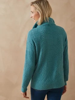 Femme Daxon Pull col montant zippé