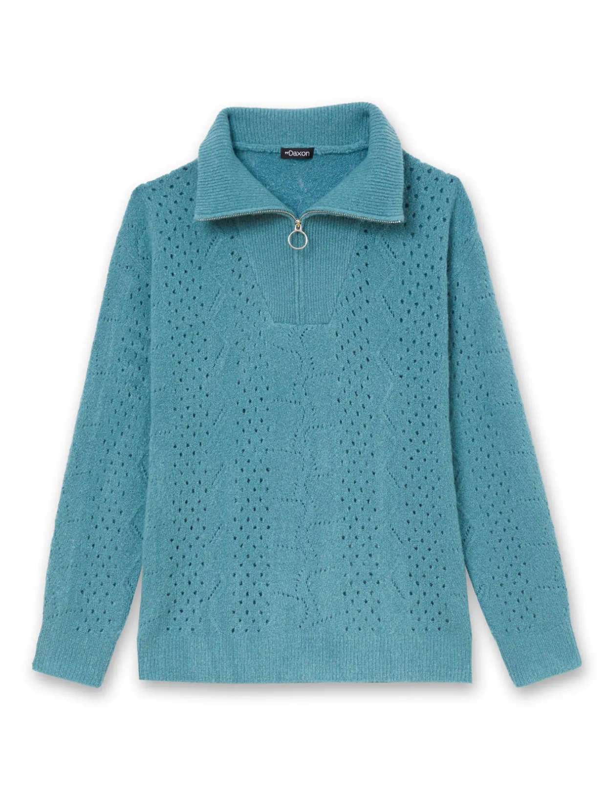 Femme Daxon Pull col montant zippé