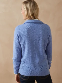 Femme Daxon Pull col montant zippé