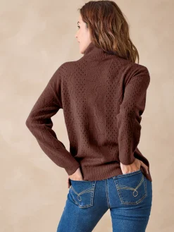 Femme Daxon Pull col montant zippé