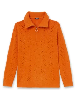 Femme Daxon Pull col montant zippé