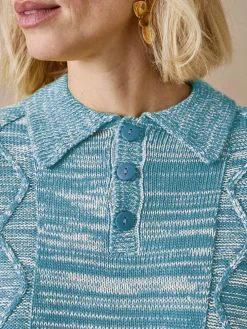 Femme Daxon Pull col polo