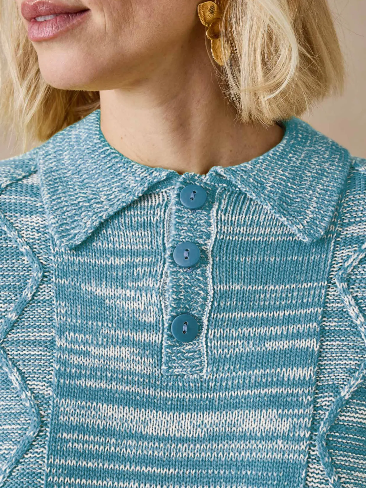 Femme Daxon Pull col polo