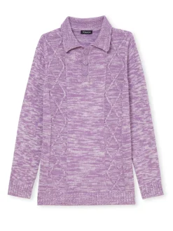 Femme Daxon Pull col polo