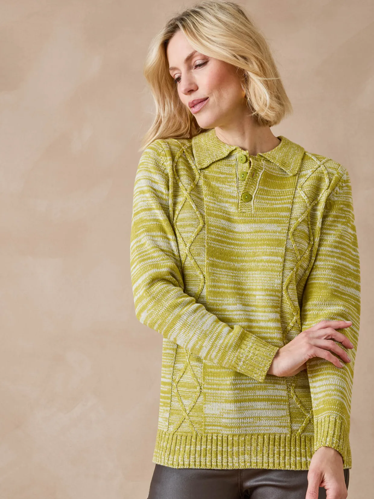 Femme Daxon Pull col polo