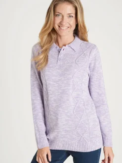 Femme Daxon Pull col polo