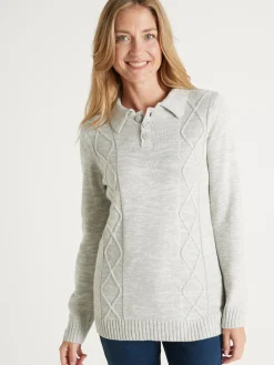 Femme Daxon Pull col polo