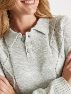 Femme Daxon Pull col polo