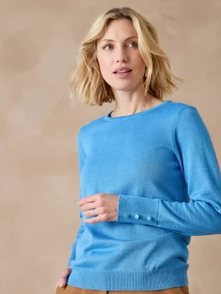 Femme Daxon Pull col rond 50% laine mérinos