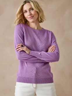 Femme Daxon Pull col rond 50% laine mérinos