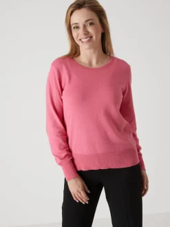 Femme Daxon Pull col rond pure laine