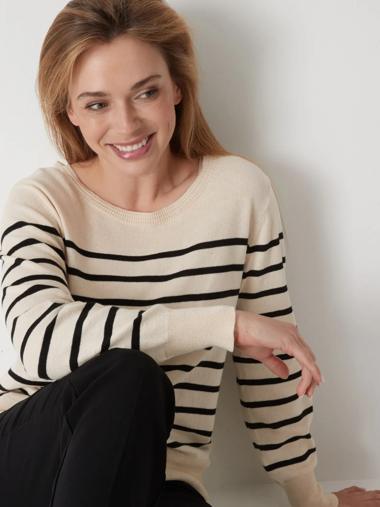 Femme Daxon Pull col rond pure laine