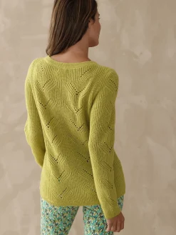 Femme Daxon Pull en côtes perlées