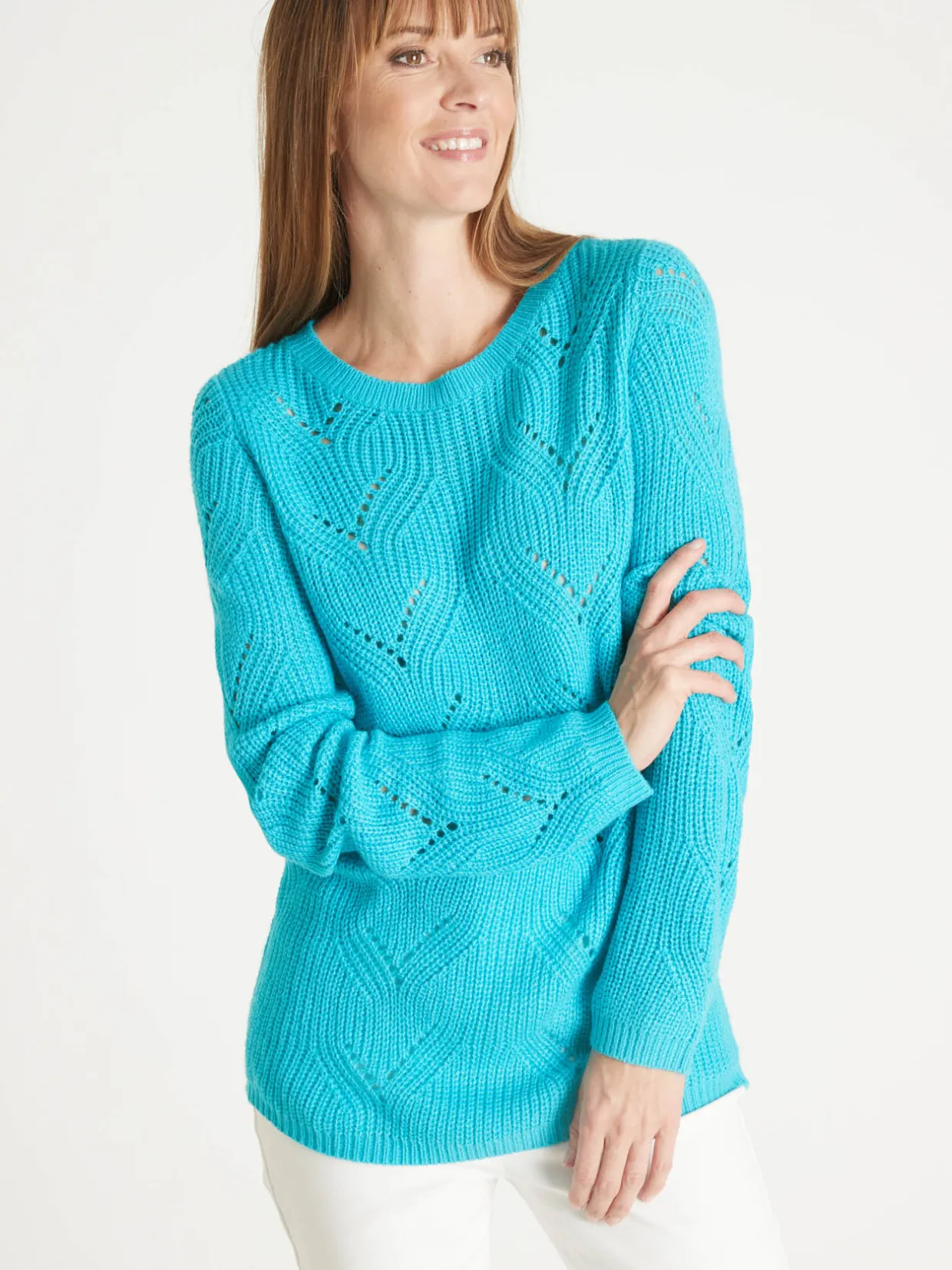 Femme Daxon Pull en côtes perlées