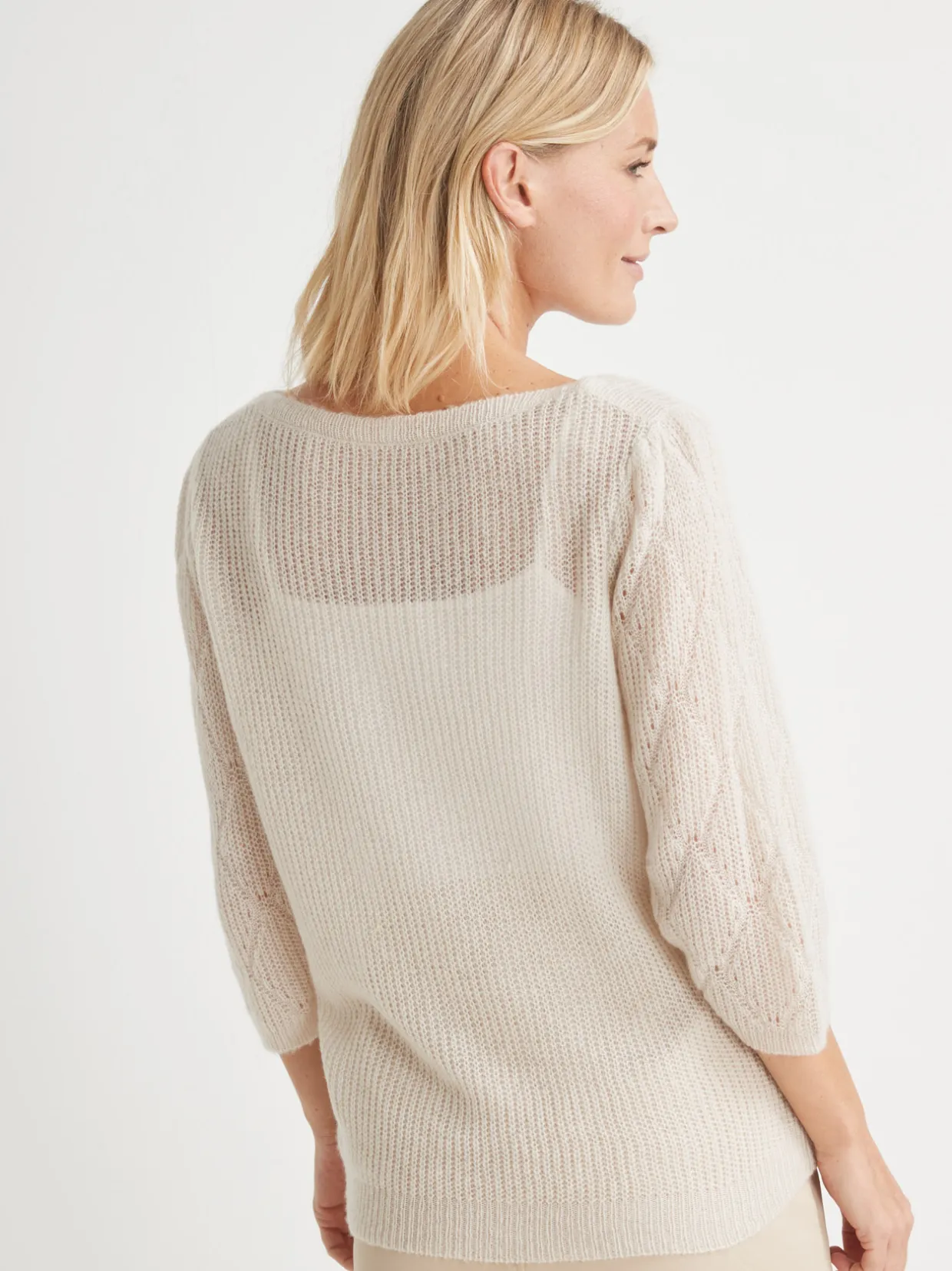 Femme Daxon Pull en côtes perlées