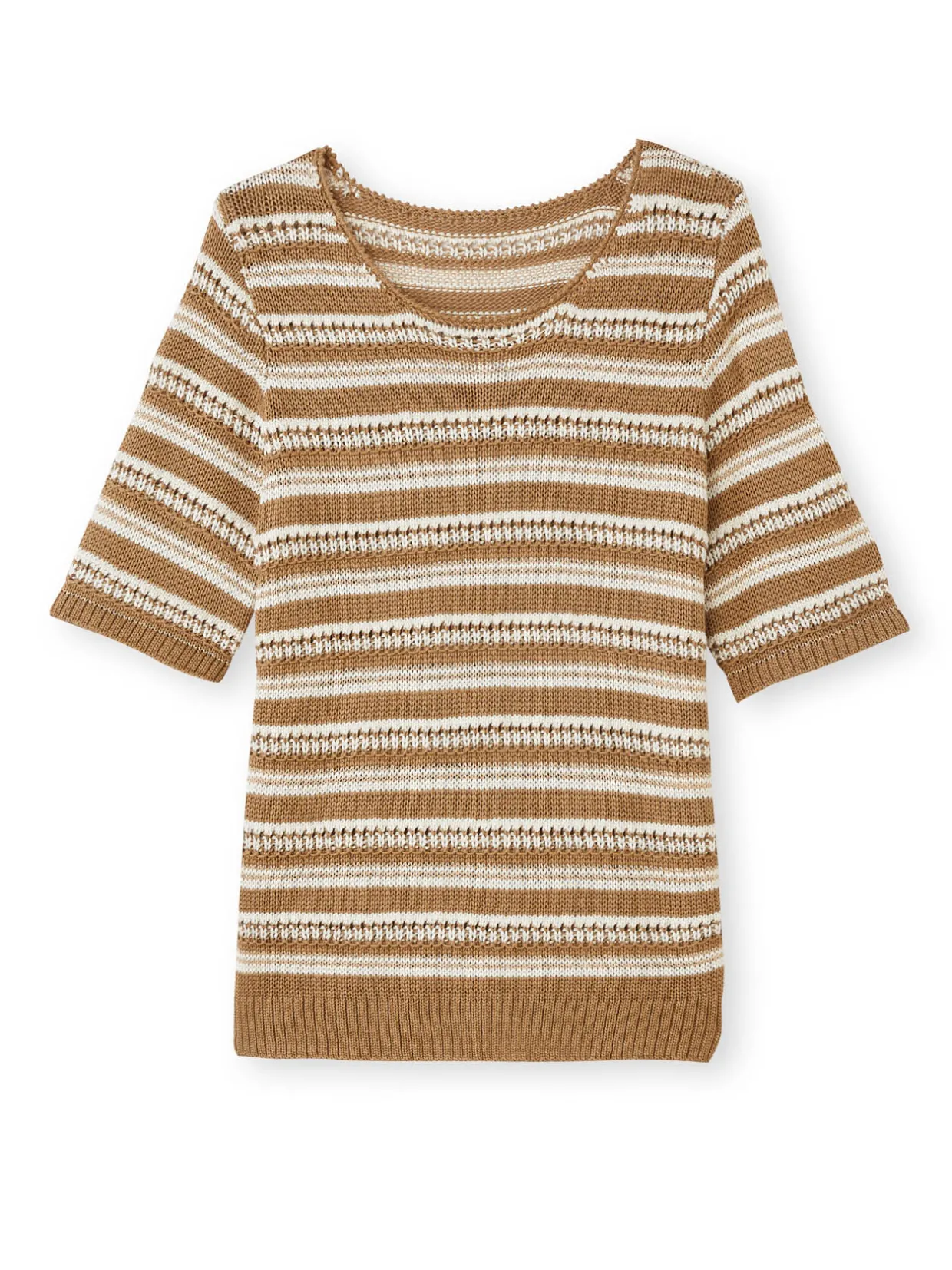 Femme Daxon Pull en maille ruban brillante