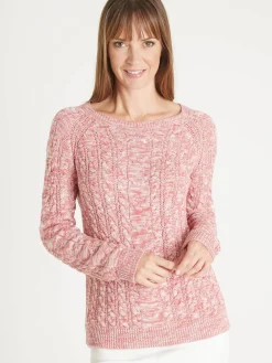 Femme Daxon Pull en maille torsadée