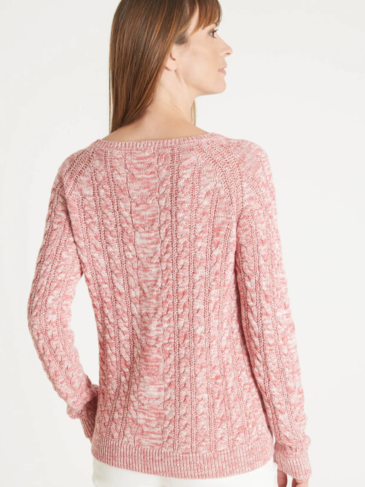 Femme Daxon Pull en maille torsadée