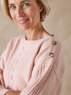 Femme Daxon Pull encolure bateau en jersey envers