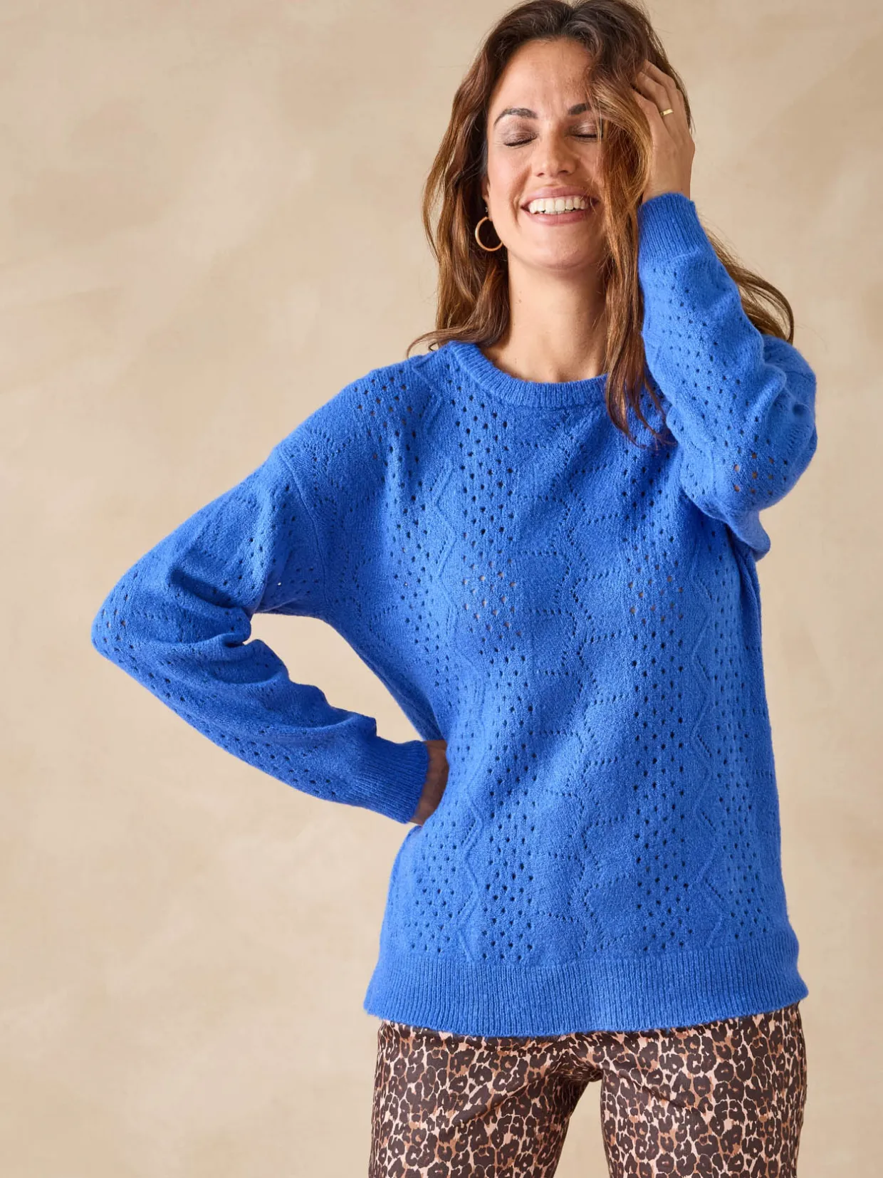 Femme Daxon Pull encolure ronde