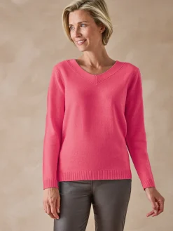 Femme Daxon Pull encolure V manches longues