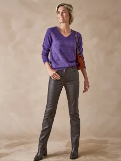 Femme Daxon Pull encolure V manches longues