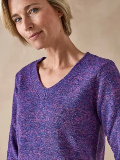 Femme Daxon Pull encolure V manches longues