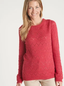 Femme Daxon Pull fantaisie avec laine et alpaga