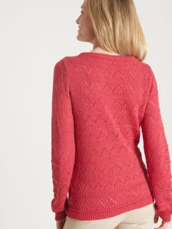 Femme Daxon Pull fantaisie avec laine et alpaga