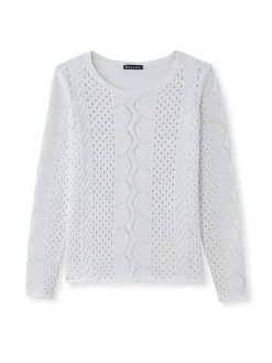 Femme Daxon Pull fantaisie encolure ronde