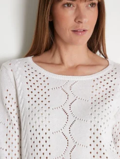 Femme Daxon Pull fantaisie encolure ronde