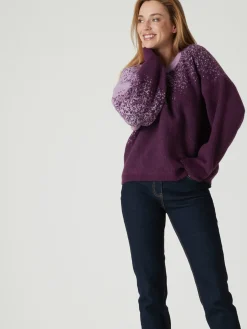 Femme Daxon Pull jacquard intarsia