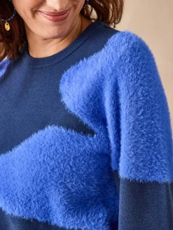 Femme Daxon Pull jacquard intarsia