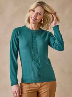 Femme Daxon Pull jeux de mailles et torsades