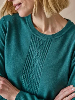 Femme Daxon Pull jeux de mailles et torsades