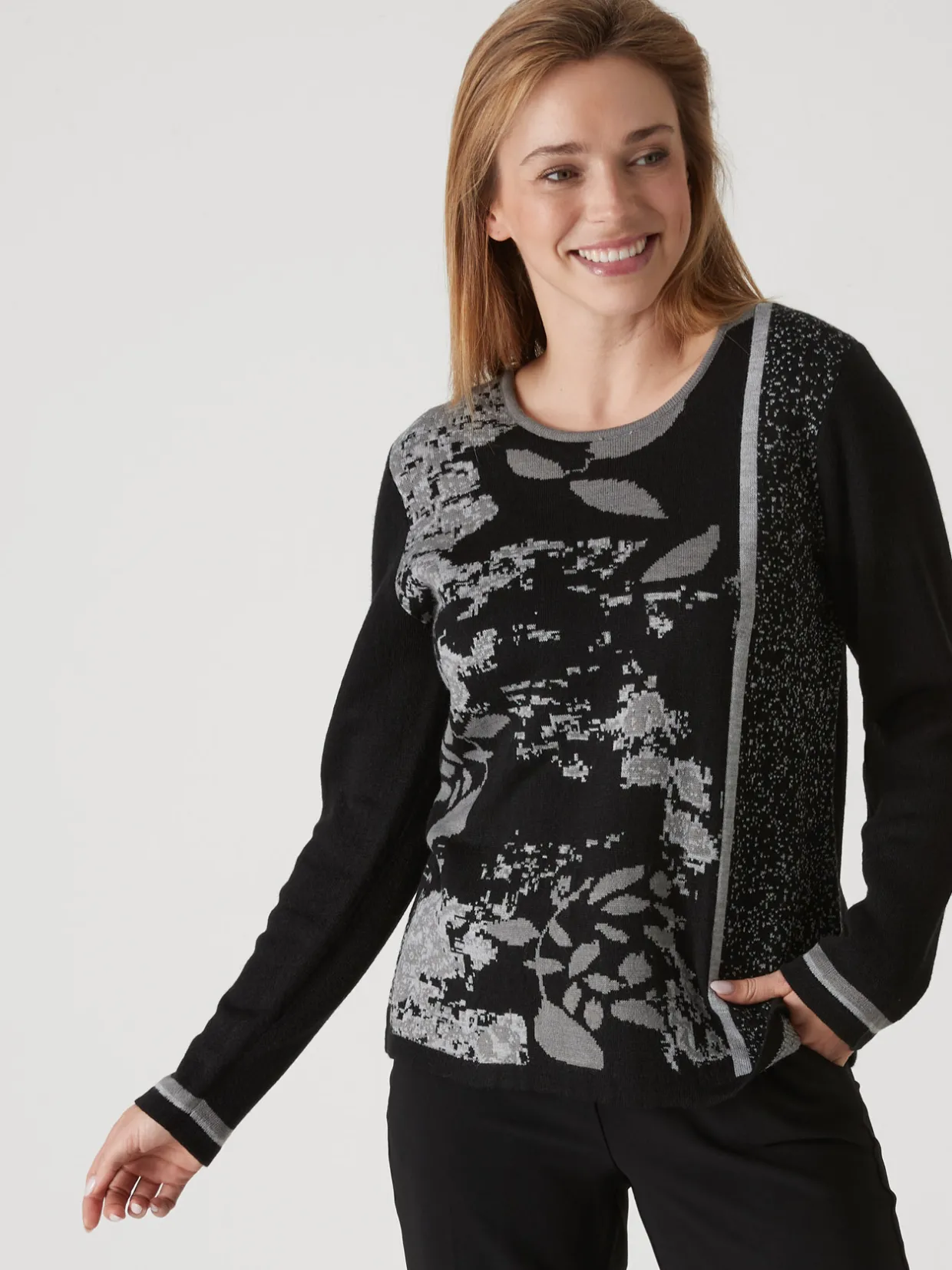 Femme Daxon Pull maille jacquard