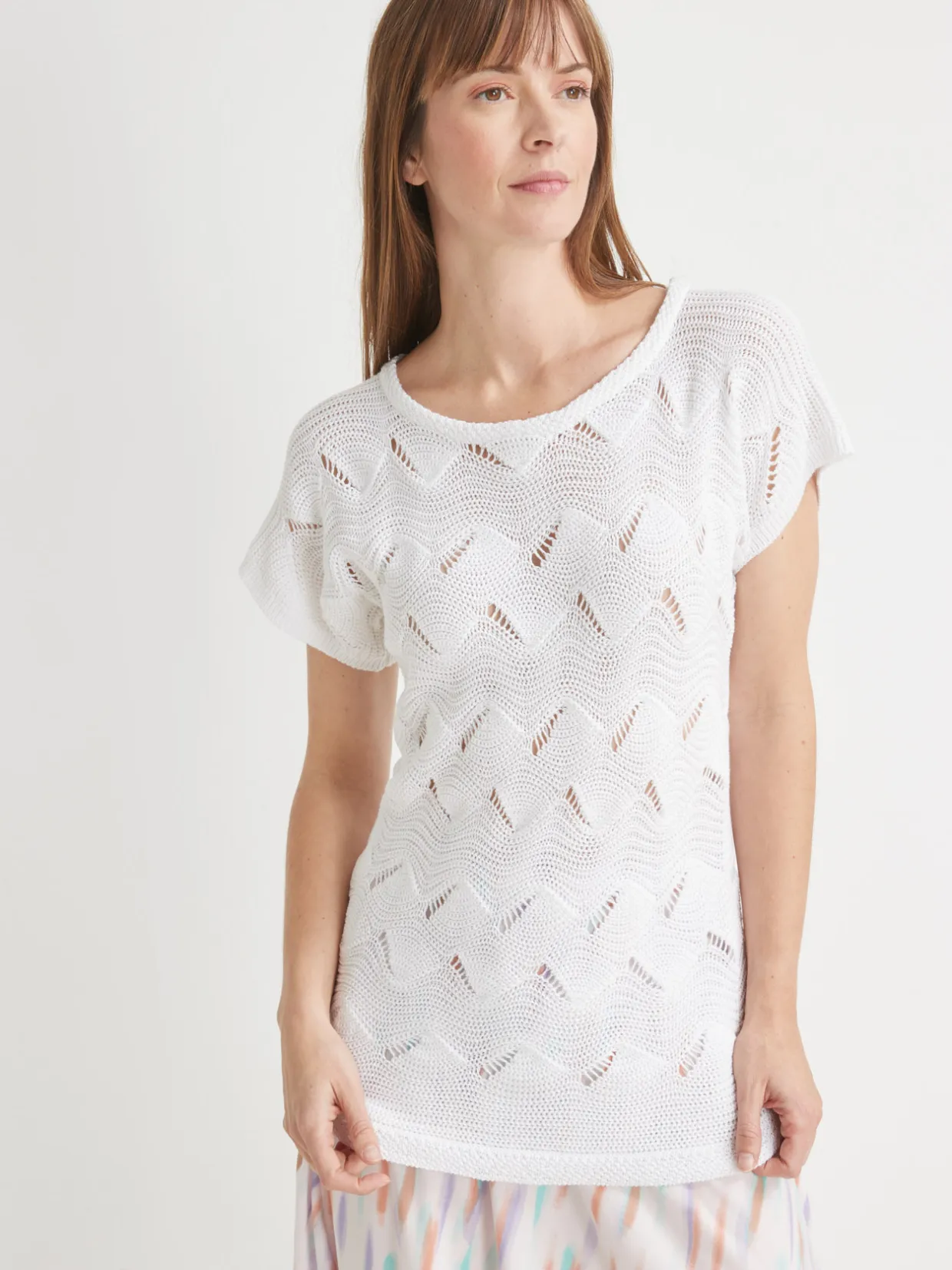 Femme Daxon Pull maillle fantaisie manches T